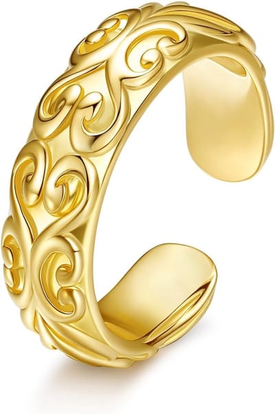Teenringen, 925 sterling zilver, verstelbare filigraan teenringen voor vrouwen, lichaamssieraden, geschenken voor vrouwen