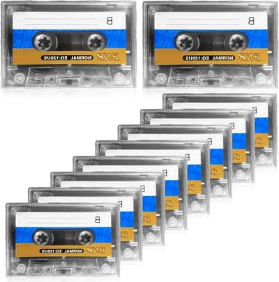 Audiocassettes - Lege cassettes Muziek - Opnemen Muziek - Geluidsarm - 90 Minuten - Wit