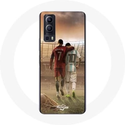 Vivo Y72 hoesje cristiano ronaldo messi geit