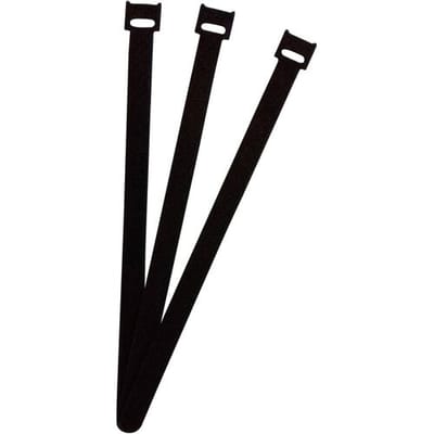 FASTECH® Klittenband kabelbinder Om te bundelen Haak- en lusdeel (l x b) 250 mm x 13 mm Zwart 100 stuk(s)