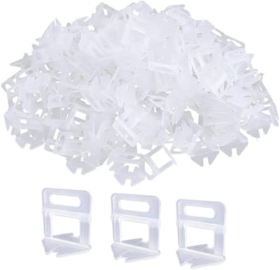 Dailygoods- Nivelleringssysteem set 200 nivelleringslipjes - Tegels leggen - Dikte 3-12 mm - Clips - 1 mm - Gebruiksvriendelijk - Tegelniveau