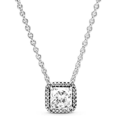 Authentiek 925 Sterling Zilver Roos Tijdloze Elegantie Verhoogd Hart Ketting Voor Vrouwen Bedel Diy Sieraden white