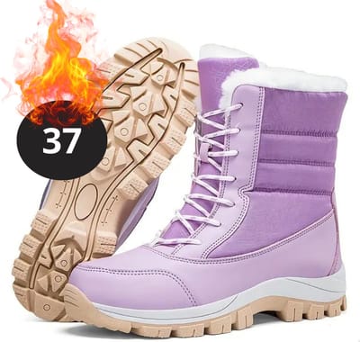 Bovista Snowboots - Sneeuwschoenen - Sneeuwboots - Dames - Wintersport - Ski - Skischoenen - Paars - 37 - Laarzen