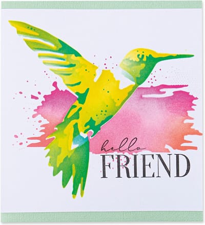 Layered stencils flowers - Sizzix