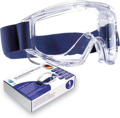 Veiligheidsbril met Volledige Vision | Anti-Fog Coating en Ventilatie | Verstelbare Hoofdband