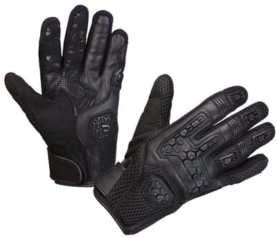 Modeka Dracon Mesh Black - Handschoen