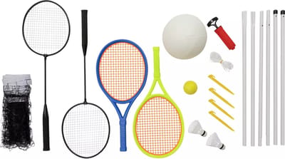 Chad Valley tennis volleybal en badmintonset