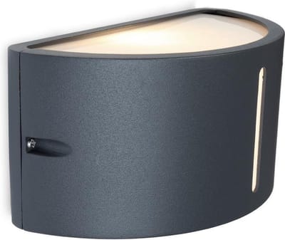 LUTEC BONN OUTDOOR WALL  UP & DOWN  1 LIGHT E27 DARK GREY