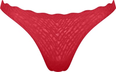 Sloggi ZERO Feel Bliss Festive String Dames Onderbroek - ROOD