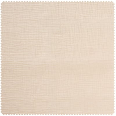 Musselin katoenen stof "Uni" - Linnen-Beige