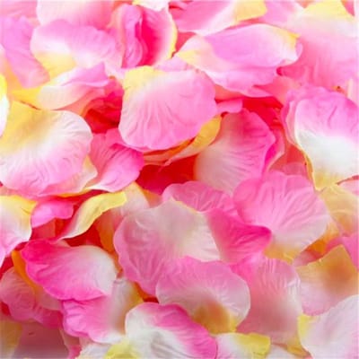 ProductGoods - 1000 Rozenblaadjes Decoratie Roze/Wit/Geel/Romantisch