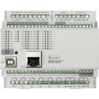 Controllino MEGA pure 100-200-10 PLC-aansturingsmodule 12 V