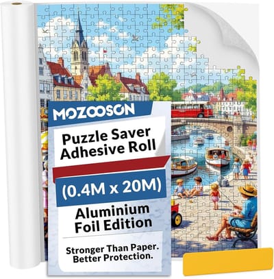 Puzzel Bewaarpapier - Zelfklevend Vel - Puzzels Beschermen - Met Schraper - 40x400cm