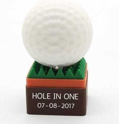 128GB 3.0 Golfbal USB stick met eigen naam of tekst