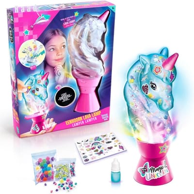 Zylo® Lavalamp Voor Kinderen - Glitterlamp - Lavalamp - Roze - 25cm x 9cm x 31cm