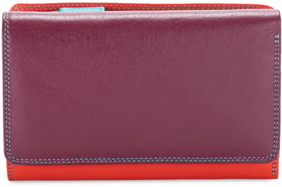 Mywalit Medium Tri-fold Portemonnee I Leder 14 cm - Dames - Horizontaal - pompeii