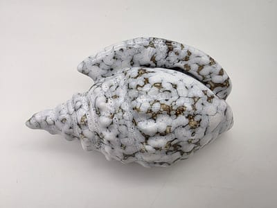 GOLDBACH Schelp van keramiek - Original Handmade - 14,5 cm