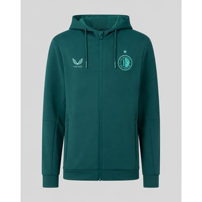 Feyenoord Travel 2026-2027 Hoodie - Junior - Groen