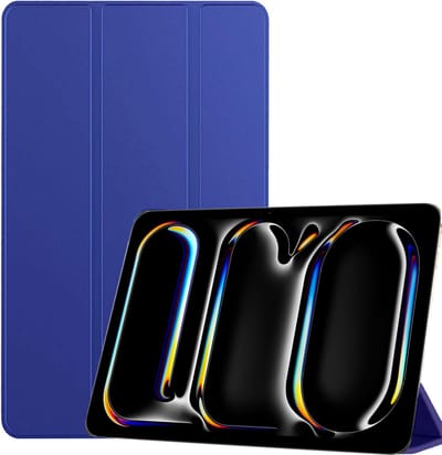 Hoesje geschikt voor iPad Pro 11 inch (M4) 2024 – Extreme Shock Case – Smart Case - Blauw
