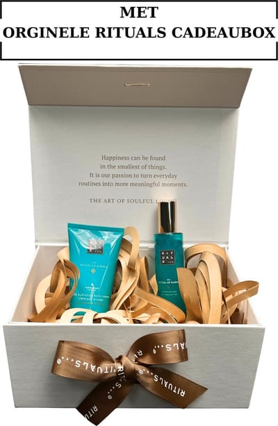 Rituals - Karma - Geschenkset - Hair&Body Mist 50 ml + Body Cream 70 ml Travel Size in Originele RITUALS Cadeaubox