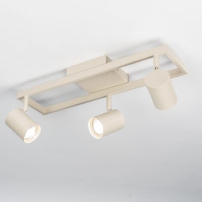 Lumidora Opbouwspot 75381 - MASON - 3 Lichts - GU10 - Beige - Zand - Metaal