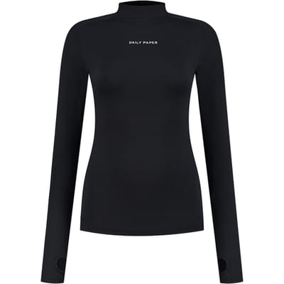 Daily Paper Esosa Ls T-shirt Black Size: XS | Long-Sleeved Tops Outlet | Dames | Zwart