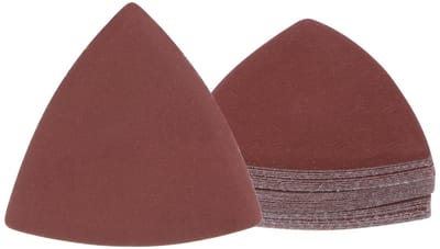 NTH products- Schuurpapier Set 30 Stuks - Schuurpapier Driehoek 3-1/8 Inch - Korrel 40-800 - Aluminiumoxide - Geschikt voor Hout/Metaal - Voor Glad Slijpen - Schuurvellen