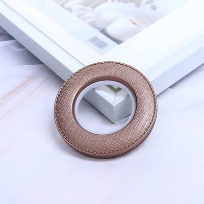 Dailygoods- Gordijnringen geruite textuur - Binnendiameter 40 mm - 25 stuks - ABS-kunststof - Ruisarme ring - Toepassing voor gordijnen - Gordijnhaak