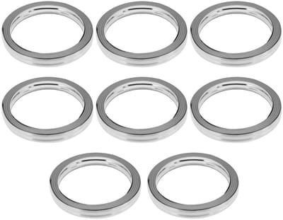 Dailygoods- Uitlaatpakking 8 Stuks - 40mm Buitendiameter - 32mm Binnendiameter - 5mm Dikte - Hittebestendig Materiaal - Lekpreventie - Uitlaatpakkingset