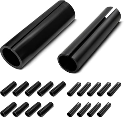 Dailygoods- Slijtbeschermingsset 20-delig - Fietsframebescherming - Bescherming tegen slijtage - Geschikt voor fietstassen haken Ø10/12 mm - Effectieve oplossing voor bagagedrager