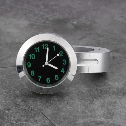 Motorcycle Clock - 7/8-1 Inch - Universele Handvatklok - Metaal - Accessoire voor Motorfiets