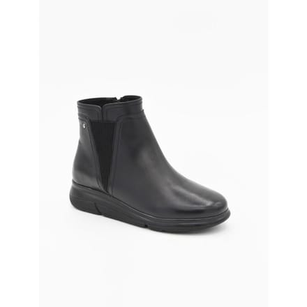 Purapiel Wedge Enkelboot Bro11 Zwart