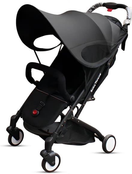 Luxegoed Zonnescherm Buggy - Verstelbaar - Waterdicht - Eenvoudig te bevestigen - Zonnedoek