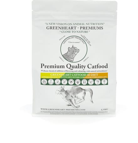 Greenheart Catfood 3D Diet 4kg