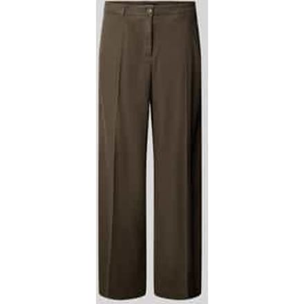 Linnen broek met steekzakken model 'ADRIENNE'