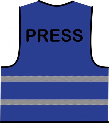 Press hesje blauw