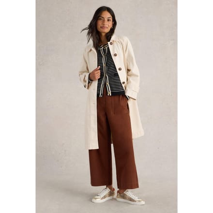White Stuff Oakleigh Denim Coat Light Natural Größe: 18 REGULAR | Leichte Jacken Outlet | Damen | Blau