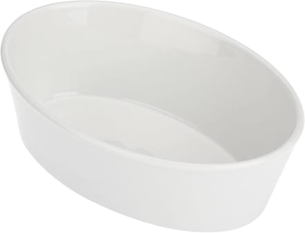 Ovale Geschenkmand Porselein Wit 19 x 13.5 x 6 cm