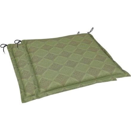 GO-DE TEXTIL Tuinkussen (Set van 2 kussens, Groen)