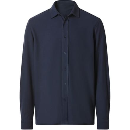 ESMARA MEN Heren overhemd (Marineblauw, M)