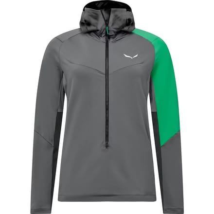 Dames-T-shirt met lange mouwen en 1/2 rits Salewa NXT Hybride