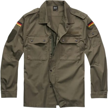Brandit - BW Feldbluse olive Overhemd - M - Groen