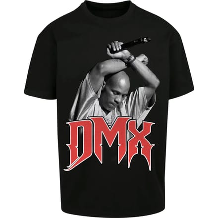 Mister Tee - DMX Armscrossed Oversize Heren T-shirt - M - Zwart