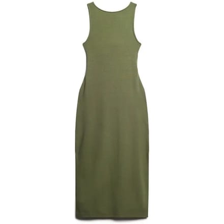 Superdry - Jersey midi-jurk met gedraaide achterkant - Dames - Jurken
