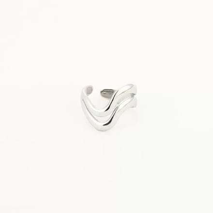Bijoutheek Ring (Sieraad) Golf Zilver