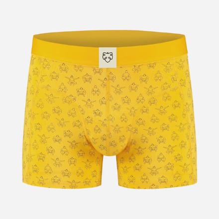 A-dam Boxershort Tinus kleur geel maat XXL