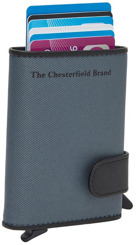 The Chesterfield Brand - Leren Pasjeshouder Lichtgrijs Delsbo