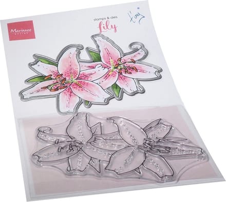 Marianne Design Clear stamp Tiny's flowers Lily