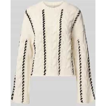Only Trui Onltessa Ls Cabel Stitch O-neck Cc 15350461 Birch/melange/black Dames Maat - M