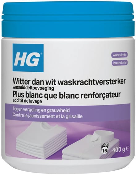HG witter dan wit waskrachtversterker wasmiddeltoevoeging 400gr